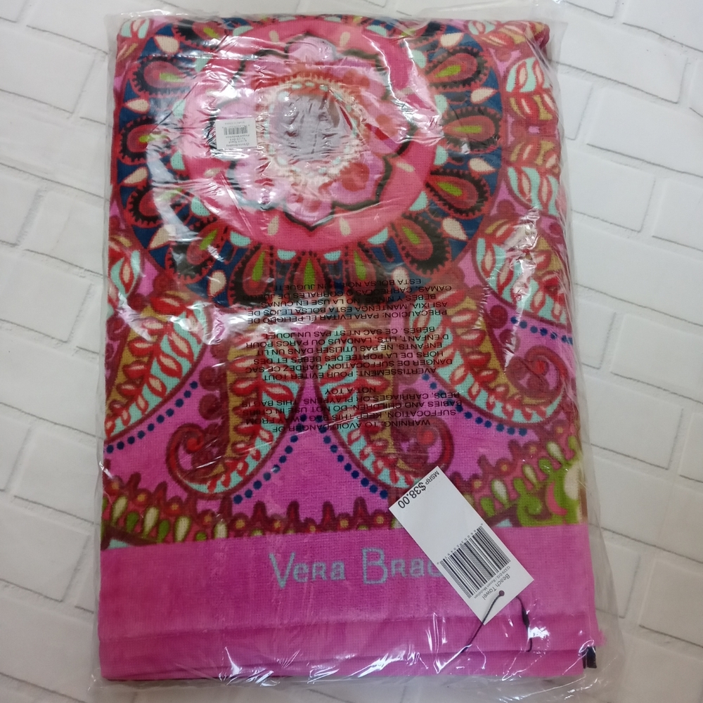 Vera Bradley Beach Towel Resort Medallion